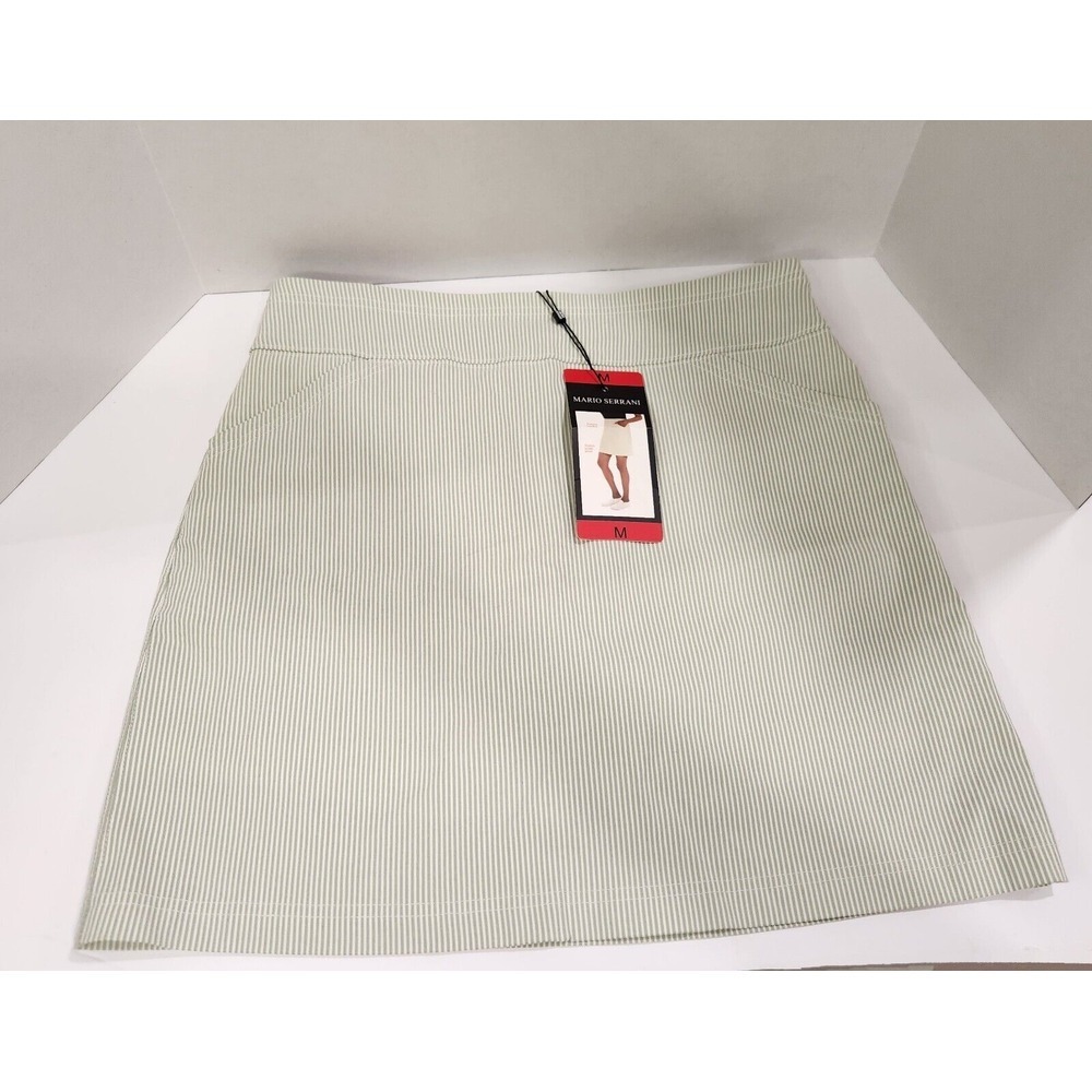 Mario‎ Serrani Women's Comfort Stretch Short Skort, Green, Size M